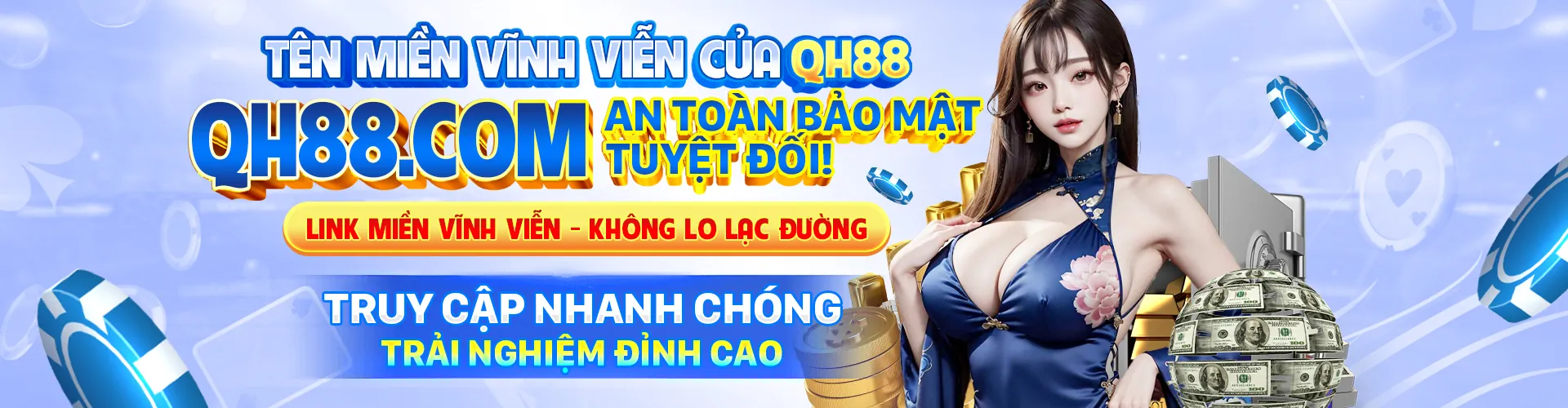 Banner quảng cáo khuyến mãi sòng bạc